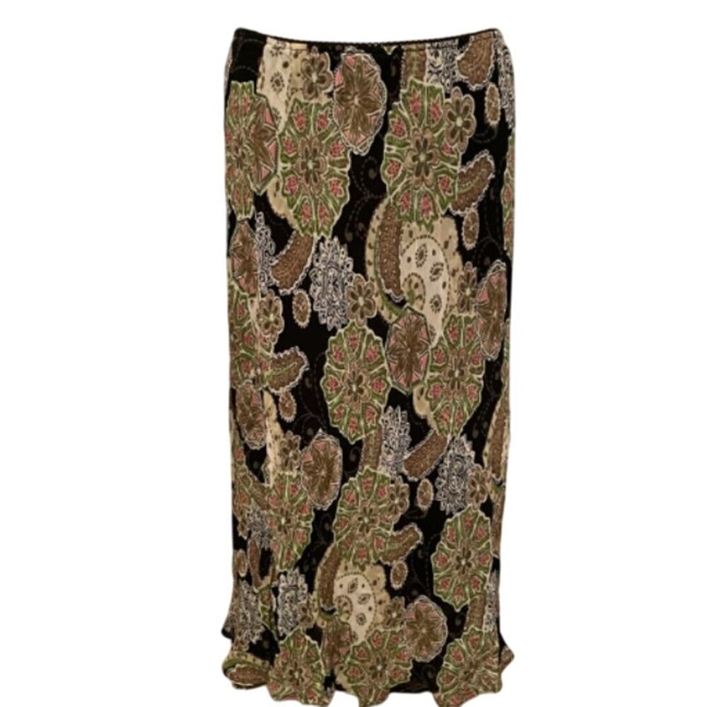 Style & Co Black and Floral Skirt, Size P12